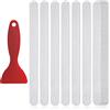 Gebildet 50 Pezzi Set di Adesivi per Doccia Antiscivolo, Strisce di Sicurezza Antiscivolo per Vasca, Gradini per Doccia Antiscivolo in PEVA, per Bagno, Cucina, Scale, Gradini, Piscine