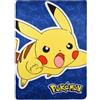 Pokémon Pokemon Coperta, Plaid Design Pikachu, Coperta per Divano Letto, Morbido e Caldo Pile, Regalo per Bambino e Ragazzi, 100 x 150 CM