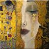 YSCOLOR Diamond Painting Ricamo Diamante Lacrime D'Oro Gustav Klimt Pittura Diamante Diy Punto Croce 5D Strass Mosaico Pittura Per Numero 30X30cm