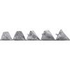 Sbirulino® Set piombi Surf Casting Piramide (gr 100-125-150-175-200)
