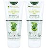 PraNaturals Gel di Aloe Vera 2x200 ml - Gel Lenitivo, Idratante e Nutriente | Idrata la Pelle Secca e Danneggiata, Facile da Assorbire, Non Grasso e Non Oleoso