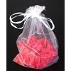 Florex Schafmilchseife Mini cuore 50 pezzi Lotus in sacchetto di organza sapone bomboniera