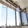 PIPRE 2m x 2.7m Tenda Antipioggia in PVC Crystal Trasparente. Tende Trasparenti per Esterno