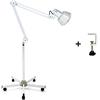 EDELWEISS BEAUTY Lampada a infrarossi bianca 275W Fisioterapia con pelle, Termoterapia con luce rossa, Dimensioni BOX 73 x 33,4 x 22,4 cm/6,8 KG