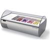 TECFRIGO Vetrina gelateria - N. 8 x 2.5Lt o 4 x 5/7Lt - cm 107.2 x 56 x 46.7h