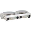 AMITEK Crepier elettrica doppia - Diametro mm 350 - Potenza W 2400 x2