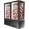 D.L. SERVICE Vetrina frollatura - N. 2 porte - N. 4 lati vetrati - cm 165 x 67 x 196 h