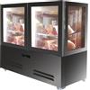 D.L. SERVICE Vetrina frollatura - N. 2 porte - N. 4 lati vetrati - Cm 165 x 67 x 162 h