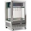 TECFRIGO Vetrina carne con 4 lati vetrati - cm 79.5 x 76 x 124h