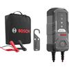 Bosch Automotive Bosch C10 Caricabatterie per auto, 12V / 3,5 A, Carica di mantenimento - Per batterie al piombo, AGM, GEL, EFB e VLRA
