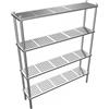 Attrezzature Professionali Scaffalatura per Celle Refrigerate N° 4 Ripiani Profondità Cm 60 - Altezza Cm 200