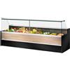 ZOIN Banco alimentare con vetro retto - Ventilato con cella - cm 300 x 98 x 127 h