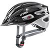 uvex true, casco tuttofare leggero da donna, regolazione individuale delle dimensioni, ampliabile con luce a LED, black-silver, 55-58 cm