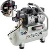 Arebos Compressore silenzioso | 500 Watt | 12 litri | senza olio | 79 dB, 89 l/min | attacco rapido | certificazione TÜV Süd