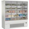 Mondial Murale refrigerato ideale per latticini, salumi, verdure - Temp. 0° + 4°C - Cm 188.5 x 64 x 198.1 h