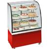 TECFRIGO Banco cioccolato Temperatura +14°C+16°C - Vetro curvo - cm 94 x 71 x 134 h