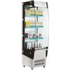 AMITEK Espositore murale refrigerato - N. 3 ripiani- Temperatura +2/+10 °C - Ventilato - cm L 49.5 x P 67 x H 174