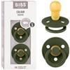 BIBS Colour Ciuccio, 18-48 mesi, confezione da 2, Hunter Green