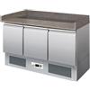 FORCAR Banco pizza 3 porte - cm 140 x 70 x 102 h