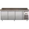 FORCAR Banco pizza 3 porte - cm 202 x 80 x 100 h
