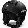 Briko, HELMET Unisex adulto, MATT BLACK, 53-55 cm