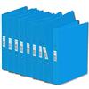Rexel Budget - Raccoglitore a 2 anelli, formato: A4 confezione da 10 blu