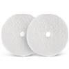 SPTA Set di panni per lucidatura, tampone per lucidatura in lana a disco in microfibra da 6 pollici, rivestimento in pelliccia di agnello per lucidatrici per auto (2 pezzi 150 mm)