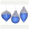 Bizzotto Pallina di Natale in Vetro blu Elettrico Prezzo Caduno Indicare la Preferenza