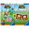 Ravensburger - Multipack Super Mario, 2 Giochi per Tutta la Famiglia, 2-8 Giocatori, Idea Regalo per Bambini 4+ Anni, Edizione in Italiano