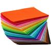 TRIXES Set di 40 fogli di feltro multicolori per lavori artistici e artigianali, feltro, per fai da te