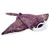 Wild Republic Foilkins Manta Ray, Pupazzi di Animali da 30 Cm, Giocattolo Sicuro per Bambini, Giocattolo di Peluche Ecologico, Giocattolo Realizzato con Bottiglie D'Acqua Riciclate