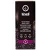 khadi CASTANO SCURO Tinta Naturale per Capelli, castano scuro intenso e luminoso fino a un bruno deciso, 100% vegetale, naturale e vegano, cosmetici naturali certificati, 100g