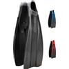 Cressi Free Frog, Pinne da Immersione/Snorkeling in Gomma/Eva Unisex Adulto, Nero, 45/46