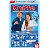 Schmidt Spiele Kniffel mit Lederwürfelbecher, Familienspiel Brettspiel Rollensp.