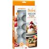 Decora 9260432 Stampo in Silicone Platinum flessibile, Made in Italy, di alta qualità, da 11 cavità, per una Mezza Sfera da Ø 50 X 25 H Mm, per preparazioni dolci e salate sia da forno che da frigo.