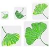 FINGERINSPIRE 5 stencil per pittura ginkgo biloba 10/15/20/25/30 cm riutilizzabili modello di foglia modello di disegno in plastica quadrata scava fuori stencil fai da te per pareti in legno mobili