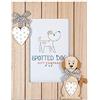 SPOTTED DOG GIFT COMPANY - Cornice foto da tavolo e da parete - con motivo cane e cuore - decorazione casa - idee regalo per uomo e donna - in legno - 10 x 15 cm