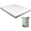 EVERGREENWEB MATERASSI & BEDS EVERGREENWEB - Materasso per Divano Letto Pieghevole in Poliuretano Alto 14 cm Rivestimento Bianco Anallergico, Ortopedico, Ergonomico, DAYBED 120x190