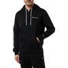 Champion Legacy American Classics - Script Logo Powerblend Fleece Full Zip Felpa con Cappuccio, Nero, S Uomo FW23
