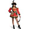 Spooktacular Creations Donne Rosso Spagnolo Pirata Set di Abito con Cappello, Cintura, Busta per il Vestito di Halloween per Adulti Cosplay-XL