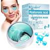 Mroobest Maschera Per Gli Occhi, Eye Mask, Eye Patch, Maschera D'occhio Del Collagene, Acido Ialuronico Maschera Occhi, Idratante, Anti-rughe ed anti-età, Ridurre Borse, Occhiaie e Puffiness - 60 Pezzi