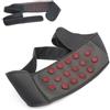Fishtec Fascia Lombare Magnetica - 16 Magneti in Ferrite di Stronzio per Sollievo Tensioni Schiena e Sciatica - Taglia Unica Regolabile 147 cm in Neoprene Morbido e Discreto per Uomo e Donna