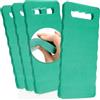 com-four® 4x Cuscini per Ginocchia per il Giardino - Tappetino per Ginocchia per Giardinaggio - Ginocchiere per l'Artigianato e il Tempo Libero - Tappetino per Protezione (verde - 4 pezzi)