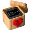 Lovebox Nero e Bianco | Scatola per Amore connessa | Presa Europa | Regalo Coppia, Festa della Mamma, Anniversario di Matrimonio, Regalo relazione a Distanza