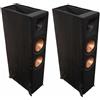 Klipsch RP-8060FA II Diffusore da Pavimento Dolby Atmos Integrato Ebano (Coppia)