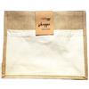 Shopper juta con tasca cotone 33X40 cm