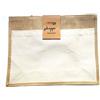 Shopper juta con tasca cotone 35X45 cm