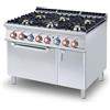 LOTUS Cucina a gas - N. 6 fuochi - Forno a Gas statico - cm 120 x 90 x 90 h
