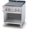 LOTUS Cucina professionale elettrica - Tuttapiastra - cm 80 x 90 x 90 h