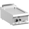 DEXION Fry top professionale a gas con piastra liscia acciaio - cm 40 x 73 x 25 h